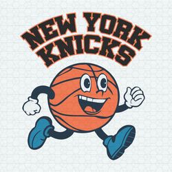 new york knicks basketball running svg