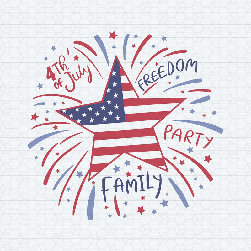 4th of July Fireworks Family Freedom Party Fourth of July Patriotic SVG.jpg