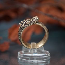 Wolf ring. Pagan Jewelry. Adjustable ring