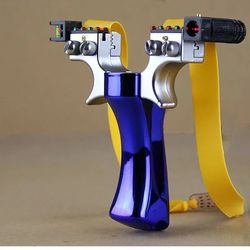 1pcs high-power laser aiming slingshot, powerful professional hunting slingshots, outdoor hunting gift for him/cowboy