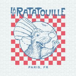 vintage ratatouille remy paris svg