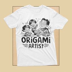origami artist t-shirt for dad