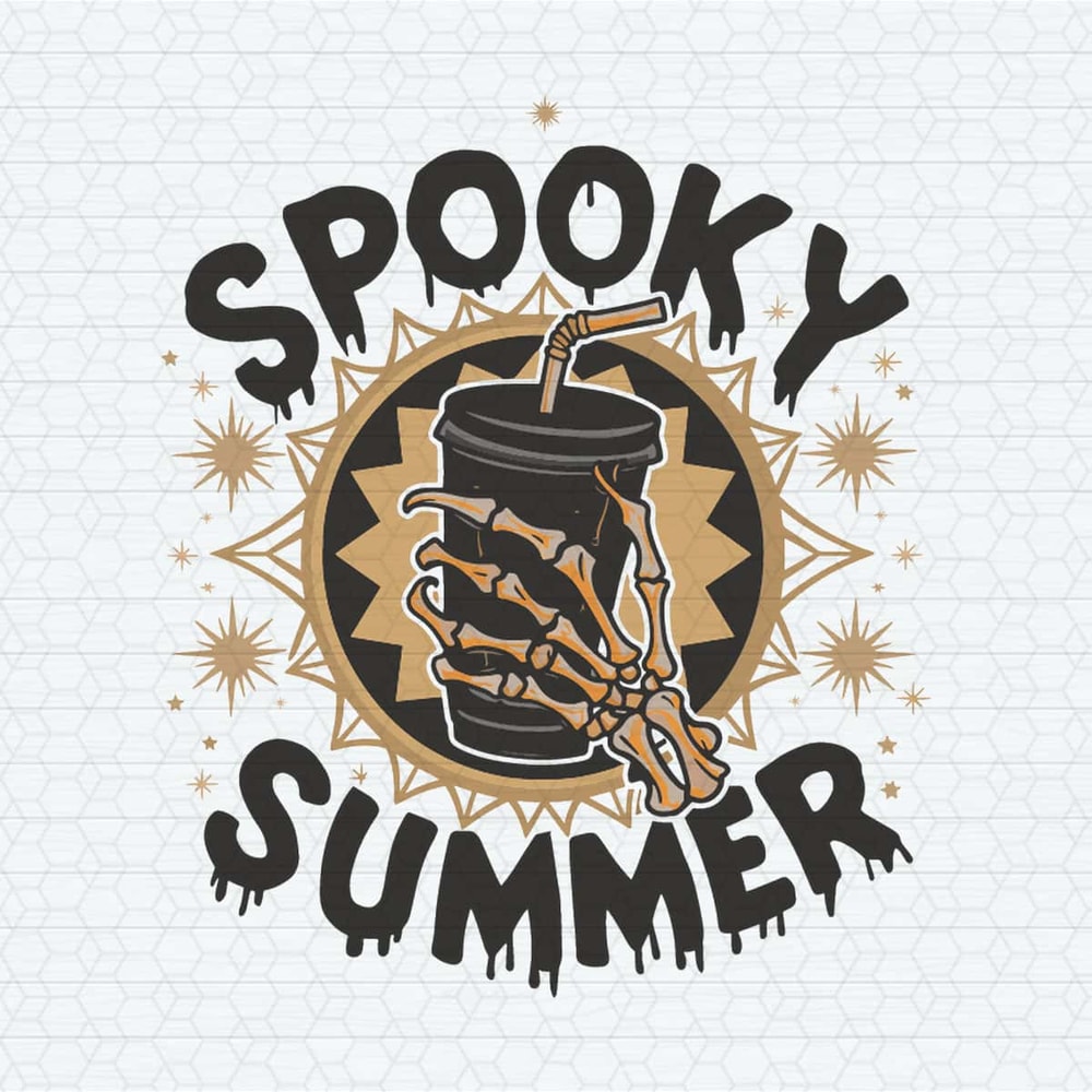 Spooky Summer Skeleton Coffee SVG.jpg