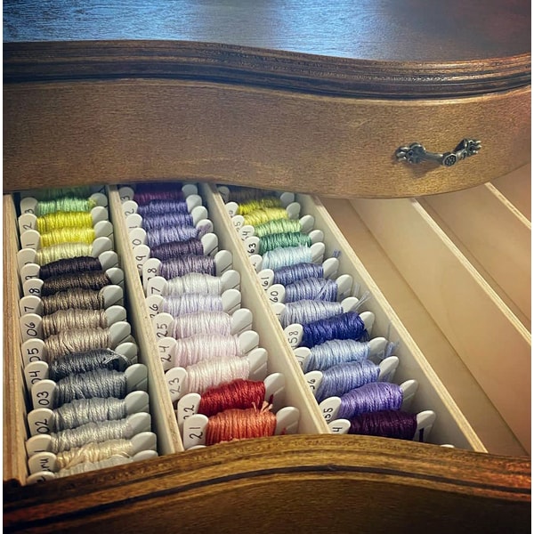 Floss cabinet, Thread storage cabinet, DMC floss storage box | Inspire ...
