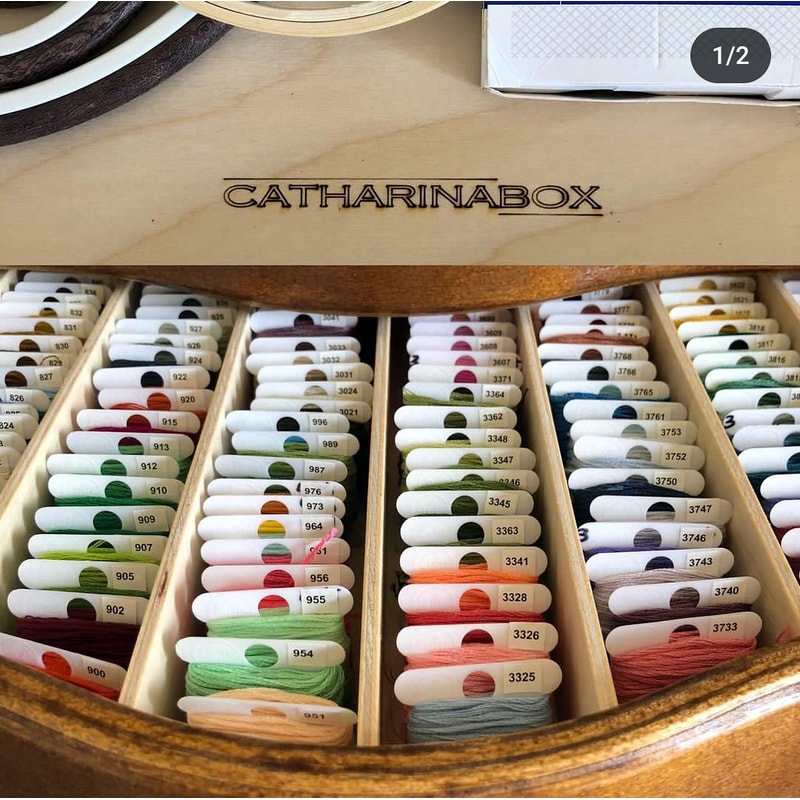 Floss cabinet, Thread storage cabinet, DMC floss storage box | Inspire ...