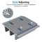 Aluminium Adjustable Vertical Laptop Stand, Portable Notebook Mount, MacBook Pro Air Holder, Support Base, Accessory