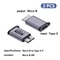 Type-C USB3.0 Micro B Connector, Micro B USB C 3.0 Male to Type C Female Adapter for External Hard Drive Disk