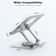 Aluminum Tablet Stand Holder Universal, Tablet Stand Adjustable with 360 Swivel Base, Tablet Holder for iPad, Samsung