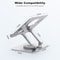 Aluminum Tablet Stand Holder Universal, Tablet Stand Adjustable with 360 Swivel Base, Tablet Holder for iPad, Samsung
