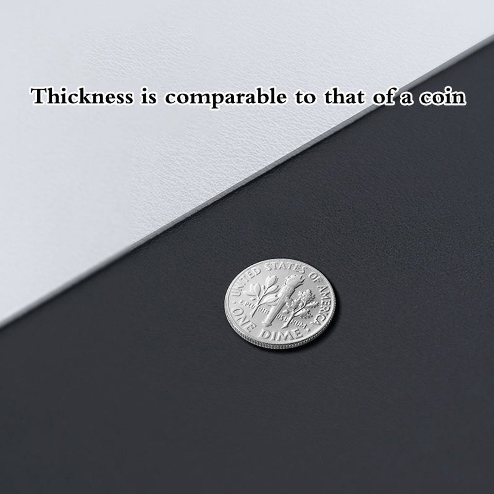 Non-slip waterproof PU mouse pad, small leather gaming desk mat, anti-scratch easy-clean pad for laptop PC