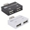 Mini USB Hub Adapter Extender, 1 to 2 Ports High Speed USB2.0, Female Splitter Box for PC Laptop U-Disk Card Reader