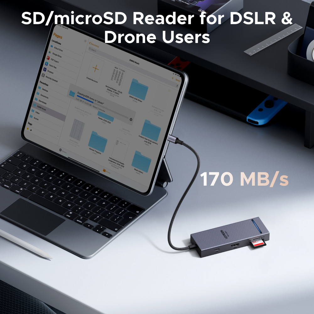 8in1 USB HUB Type C To 4K60Hz HDMI USB32 10Gbps USB AC SD TF Card Reader MacBook Laptop Docking T 4