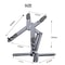 Portable X Type Bracket for Laptop, Foldable Laptop Stand, Adjustable Aluminum Alloy
