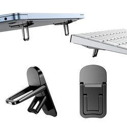 adjustable keyboard holder, portable mini laptop stand for computer, laptop stands for macbook pro air pc notebook