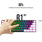 RGB backlit ultra-small wired game keyboard, waterproof portable, computer MAC gaming keyboard