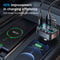 Bluetooth 5.3 FM Transmitter Car Adapter, 30W USB C Car Charger, Wireless Radio MP3 Player Hands Free Calling