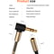 90 Degree Right Angle Audio 3.5mm Jack Aux Male to Female Elbow Extension Cable, Auxiliary Speaker Cable for PC