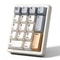 Type C 17-Key Mechanical Number Pad, Wired Numeric Keypad for Gaming, Photoshop, Accounting