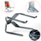 Adjustable Laptop Stand Aluminum, Notebook Tablet Holder, Portable Fold Cooling Bracket Support Up to 17.3 Inch