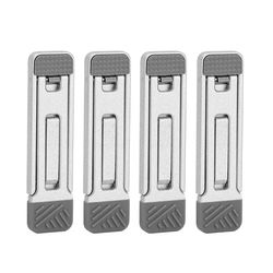 mini folding laptop stand, aluminum alloy notebook bracket, 3 height adjustment, portable, accessories for macbook cell
