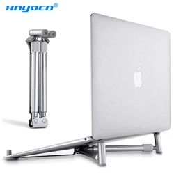 aluminum alloy laptop stand, portable foldable notebook riser, pc holder, support for macbook pro android 12-17in laptop