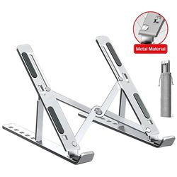 non-slip adjustable laptop holder, aluminum alloy table stand, portable notebook computer bracket