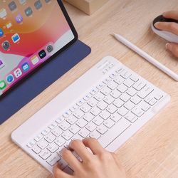 bluetooth rechargeable 10 inch magnetic tablet keyboard, for ipad, keyboards for huawei matepad 11.5, xiaomi