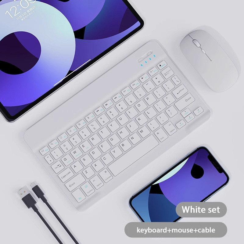 Bluetooth Rechargeable 10 Inch Magnetic Tablet Keyboard For IPad Keyboards For Huawei Matepad 115 X 6