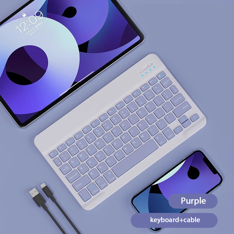 Bluetooth Rechargeable 10 Inch Magnetic Tablet Keyboard For IPad Keyboards For Huawei Matepad 115 X 8