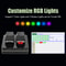 RGB Mini Hot Swap Gaming, Macropad Macro Programming Keyboard, Red Switch 3 Keys Knob, Custom Knob Keypads for Photoshop