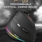 Wireless Vertical Gaming Mouse, RGB Backlit, Programmable Buttons, 24000DPI Control, Adjustable, Wired for Gamers