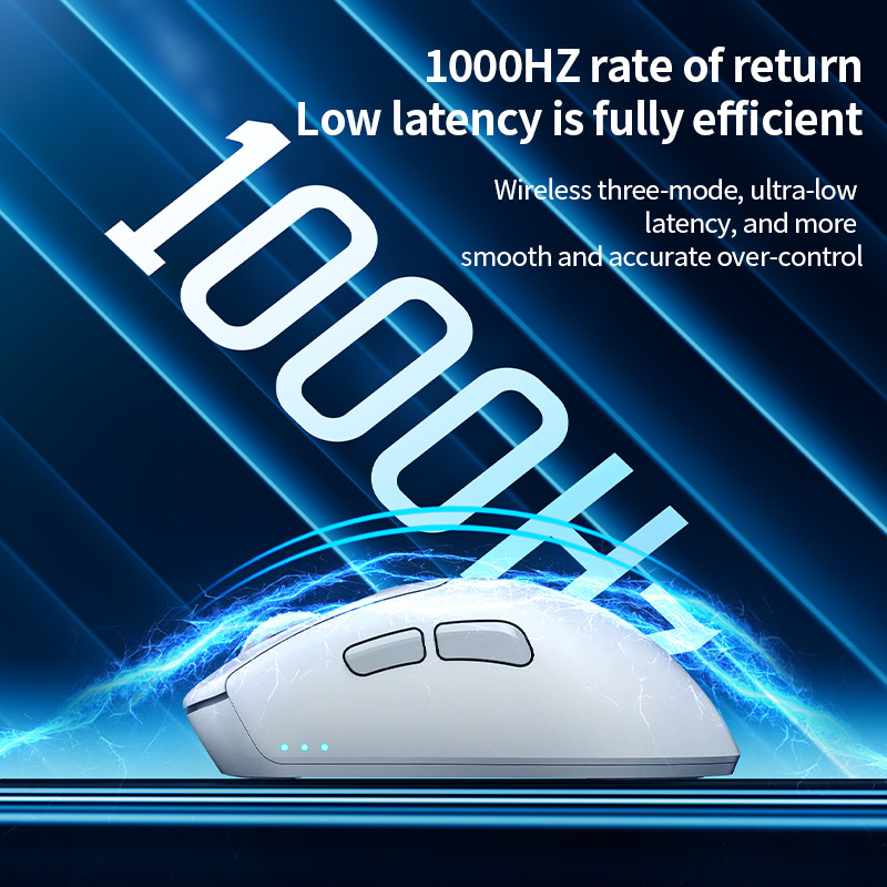 Wireless Gaming Mouse X1, Bluetooth 5.0 Lightweight, 1000Hz Polling Rate, 6400 DPI 6 Level Adjustment