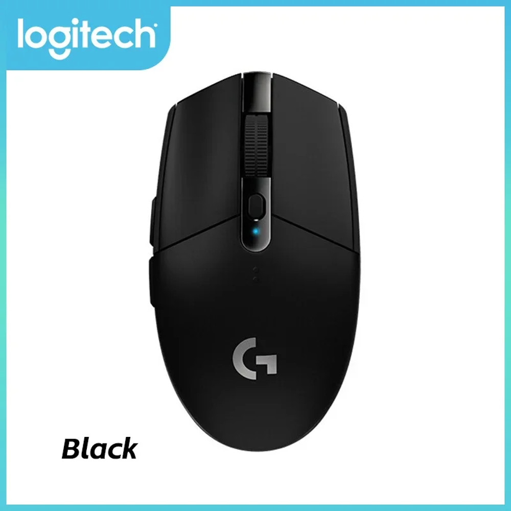 Lightweight 250hrs Battery Life Logitech G305 Wireless Gaming Mouse, 12K DPI for Esports FPS MOBA Games PC Mac
