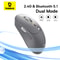 Rechargeable Ergonomic Mice Digital Display Baseus Bluetooth Wireless Mouse Two Scroll Wheels Custo 0