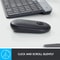 Wireless Bluetooth Mouse, Logitech Pebble M350 Laptop Tablet Mouse, Light and Thin Mute Office Mini Mouse