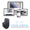 Ergonomic 4000 DPI Wireless Mouse, Multi Mode Rechargeable, Bluetooth Mouse Support Up to 4 Devices