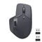 Ergonomic 4000 DPI Wireless Mouse, Multi Mode Rechargeable, Bluetooth Mouse Support Up to 4 Devices