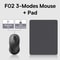 Wireless Mouse Baseus F02 Bluetooth 52 24G 4000DPI Ergonomic 7 Mute Buttons Mice For MacBook IPad T 5