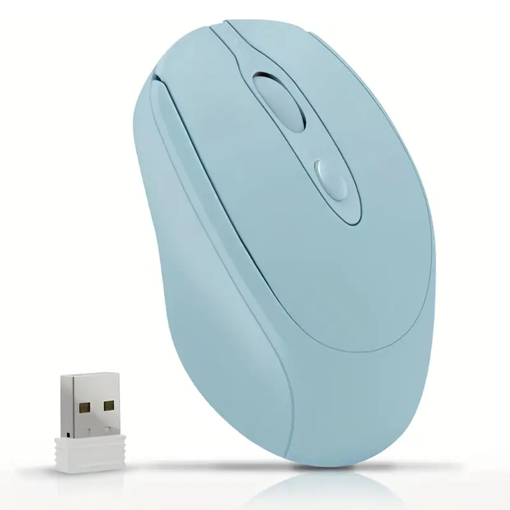 2.4G Bluetooth Compatible Wireless Mouse, Rechargeable Wireless Computer Mouse, USB Silent Gamer Mice for Laptop Macbook