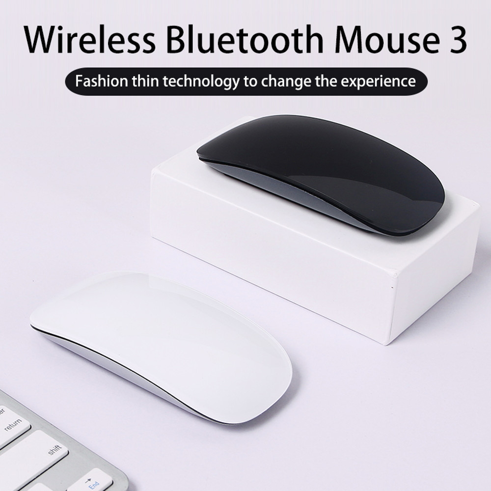 Magic 3 Rechargeable Bluetooth Mouse, Wireless Slim Multi Touch BT5.0 Ergonomic Mouse for MacBook Air Pro Windows