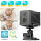 Indoor Human Detection Mini Wifi IP Camera, 2400mAh Rechargeable Battery, 5X Zoom Surveillance IP PTZ Camera
