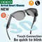 HIFI OPPO Smart Bluetooth V5.3 Sunglasses, Outdoor Sports Call Glasses, Black Anti-Touch UV for Men Women