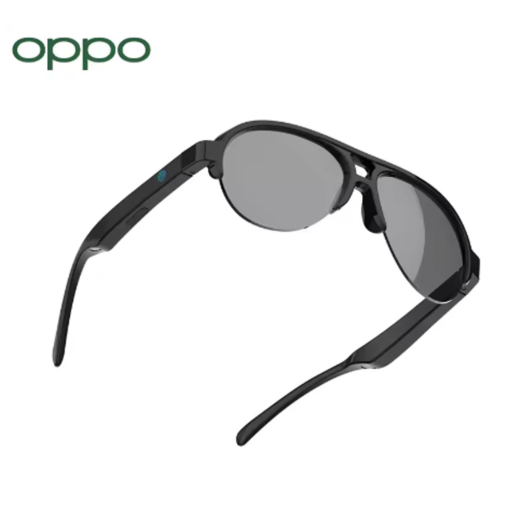 HIFI OPPO Smart Bluetooth V5.3 Sunglasses, Outdoor Sports Call Glasses, Black Anti-Touch UV for Men Women