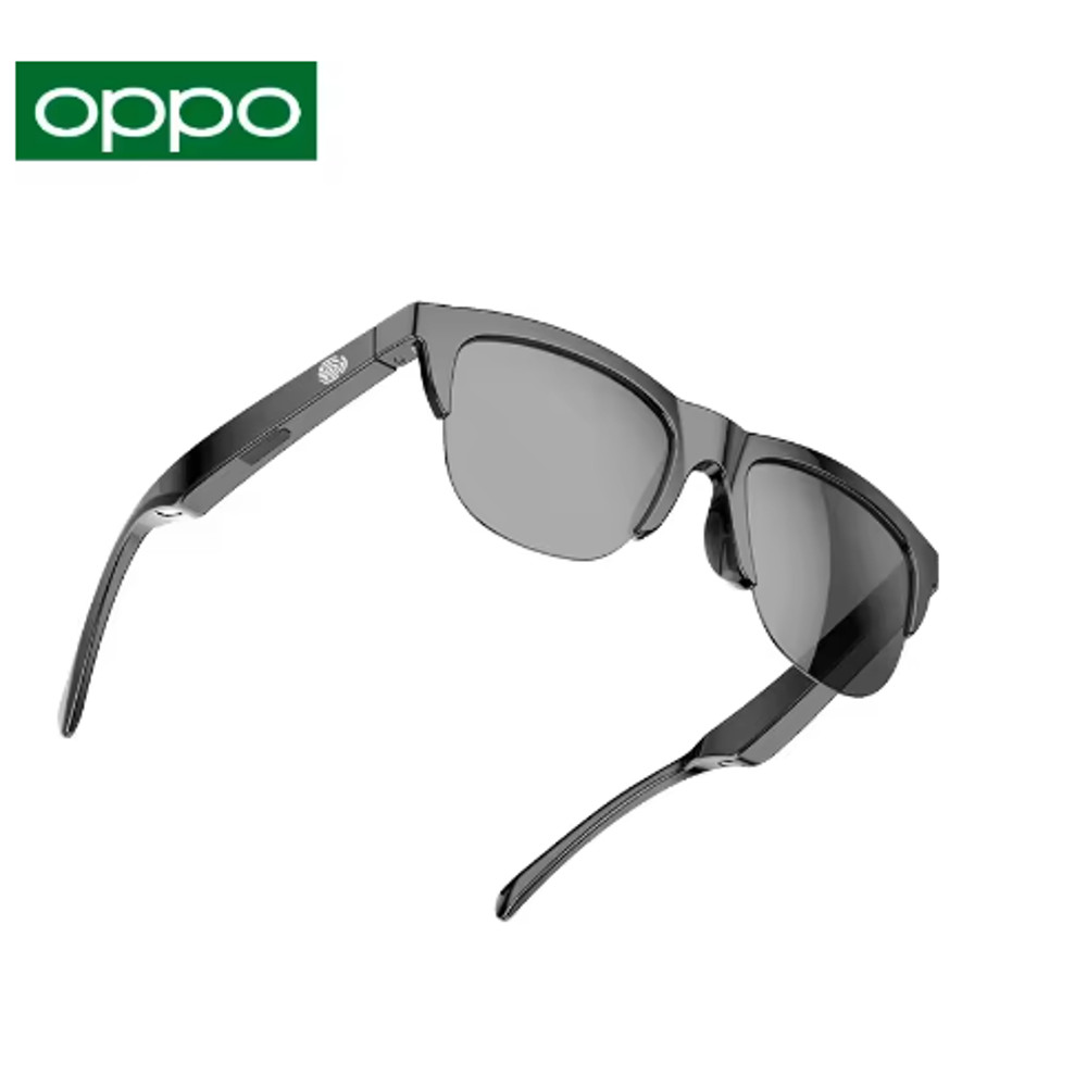 HIFI OPPO Smart Bluetooth V5.3 Sunglasses, Outdoor Sports Call Glasses, Black Anti-Touch UV for Men Women