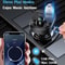 Wireless Bluetooth FM Transmitter, Car Charger, Hands-Free Calling Radio Receiver, Dual USB