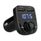 Wireless Bluetooth FM Transmitter, Car Charger, Hands-Free Calling Radio Receiver, Dual USB