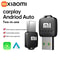 Wireless CarPlay Dongle, Xiaomi 2 in1 Android Auto Adapter, AI Smart Box for Car
