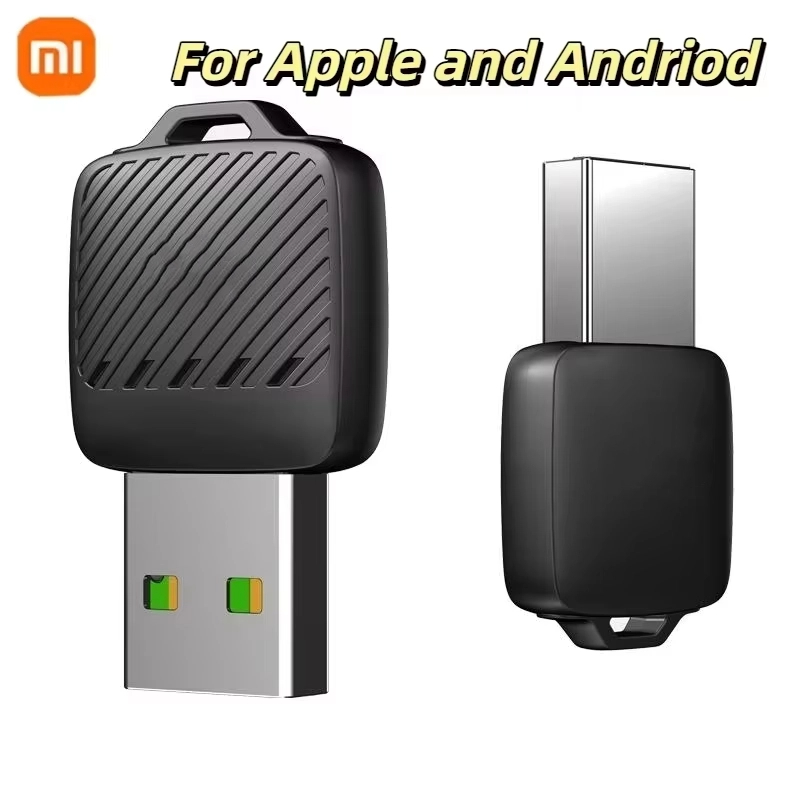 Wireless CarPlay Dongle, Xiaomi 2 in1 Android Auto Adapter, AI Smart Box for Car
