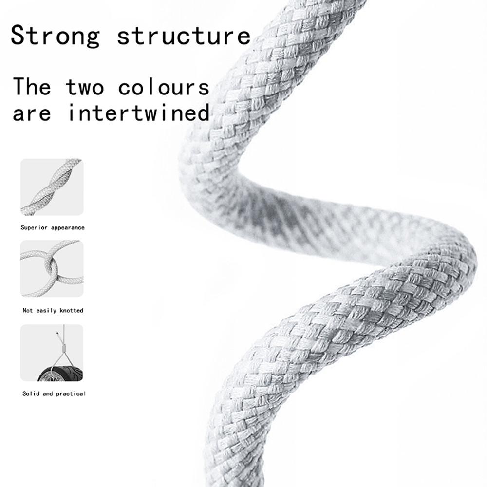 Mobile Phone Data Cable for iPhone, Android, Usb C to Type C Fast Charging PD 60W, Type C Braided Charger Cable