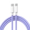 Mobile Phone Data Cable for iPhone, Android, Usb C to Type C Fast Charging PD 60W, Type C Braided Charger Cable
